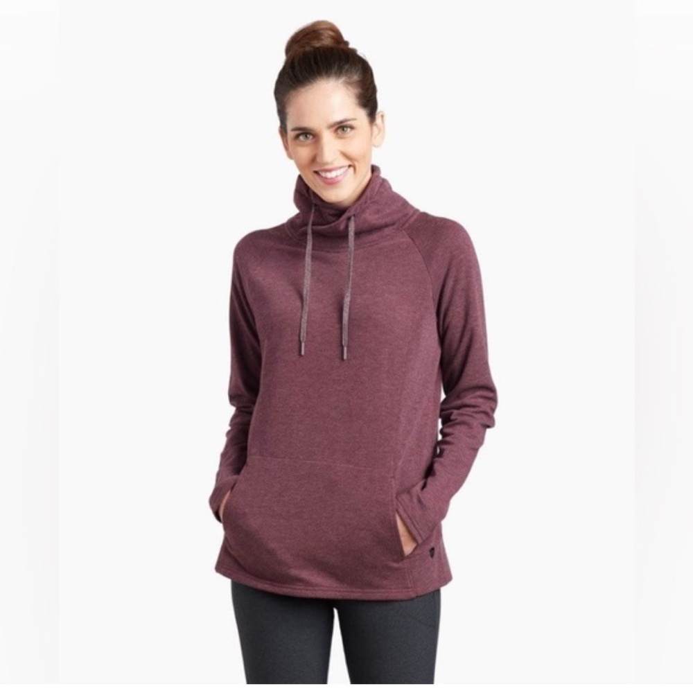 KUHL Free Thinkr Women's Medium Wine Pullover Sweatshirt